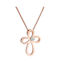 Kritsimis Women's Rose Gold Cross 14K with Chain