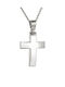 Kritsimis Women's White Gold Cross 14K with Chain