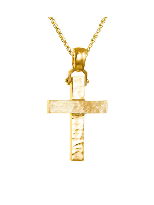 Kritsimis Gold Cross 14K with Chain