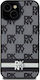 DKNY Pattern Задна корица Пластмаса / Кожа Черен (Galaxy S24 Ultra)