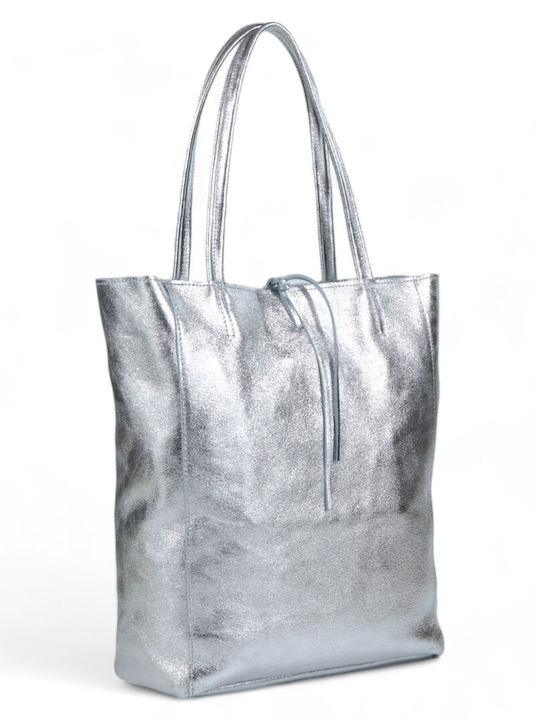 Passaggio Leather Кожена Дамска Чанта Шопър Пре...