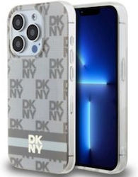 DKNY Pattern Umschlag Rückseite Kunststoff Beig...