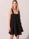 Mini Damenkleid Schwarz