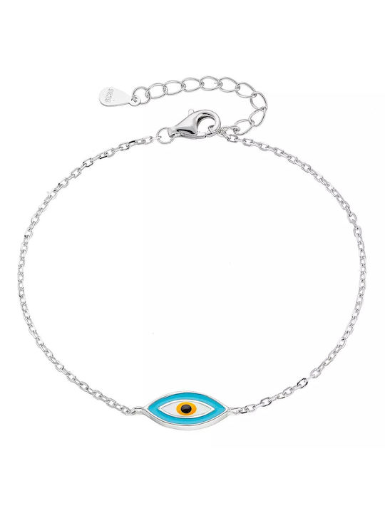 Oxzen Damen Armband mit Design Auge aus Silber