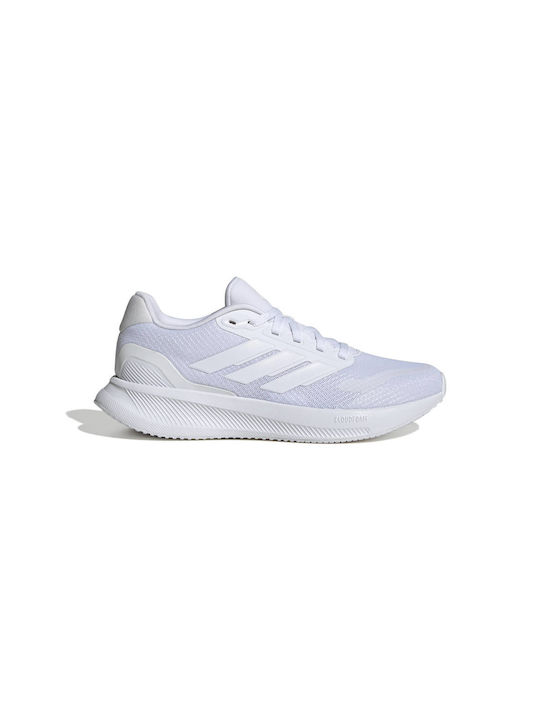 adidas Runfalcon 5 Damen Sportschuhe Laufen Weiß