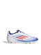 adidas F50 Club Football Shoes with Cleats Cloud White / Solar Red / Lucid Blue