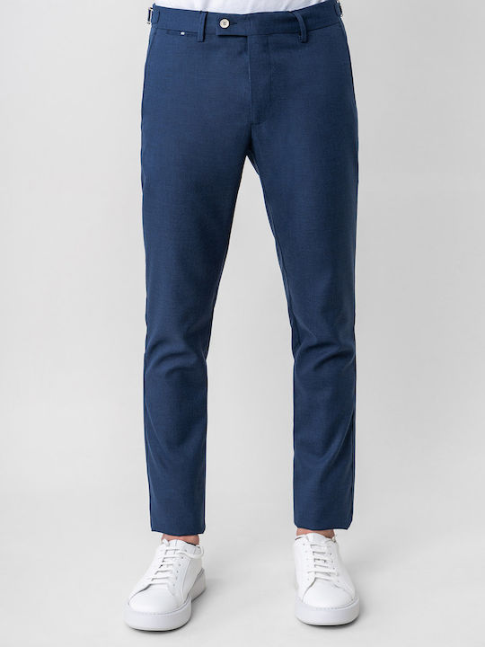 Monte Napoleone Men's Trousers Chino Blue