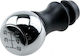 Carro 240085 Πόμολο Λεβιέ Ταχυτήτων Peugeot 206 207 307 308 406 607 807 5 Ταχύτητες Μαύρο Χρώμιο