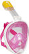 Scuba Force Silicone Diving Mask Full Face Pink