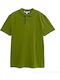 Polo Kurzarmbluse Olive