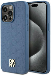 DKNY Pattern Back Cover Plastic / Piele Albastr...