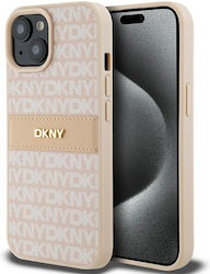 DKNY Husă Back Cover Din Piele Mono Stripe Și L...