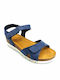Damenplattformen Blau