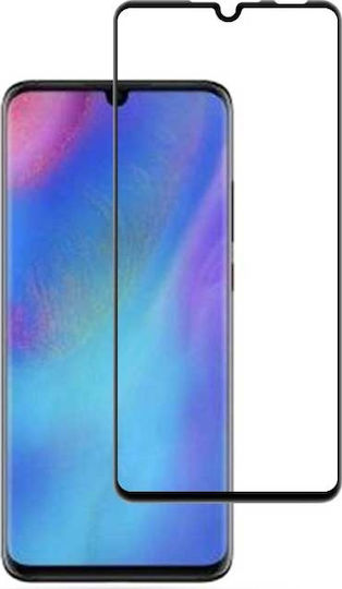 Full Face Tempered Glass Μαύρο (Huawei P30)