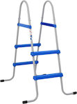 vidaXL Pool Ladder made of Plastic Blue