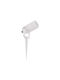 VK Lighting Outdoor Floor Lamp Projector 12W IP54 for GU10 Light Bulb Base White