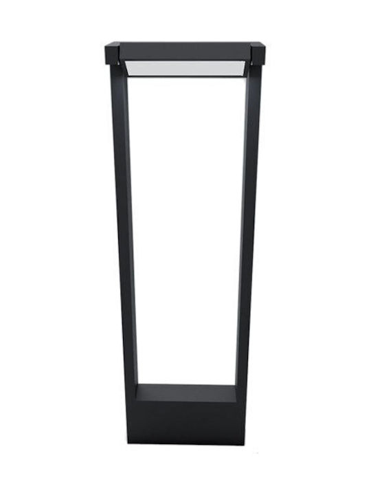 Elmark Outdoor Floor Lamp Small Post LED Outdoor 10W with Natural White Light Black