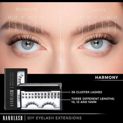 Nanolash Harmony Cluster Eyelashes 1 U