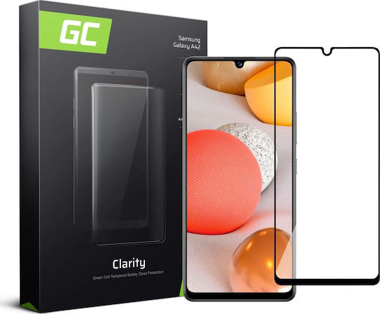 Green Cell Tempered Glass (Galaxy A42)