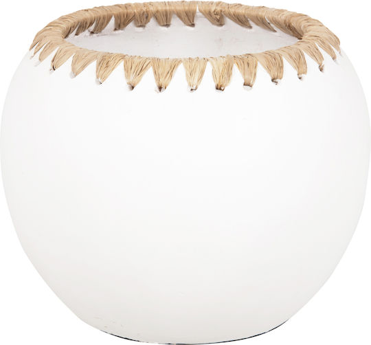 HomeMarkt Βάζο Πήλινο Πορτοκαλί Φ22xΥ29cm