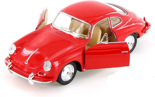 Kinsmart 1:32 Μεταλλικό 1962 Porsche 356 B Carrera 2 Κόκκινο Ανοιγόμενες Πόρτες Kt5398c