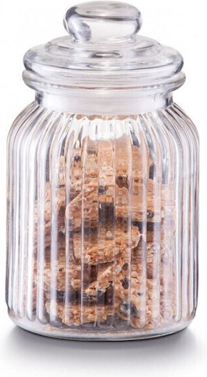 Zeller General Use Glass Jar with Lid Transparent 900ml