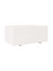 vidaXL Garten Blumenkasten Hölzernes White 110x60x49.5cm.