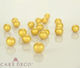 Goldene metallische große knusprige Perlen 1,8 cm 1 kg E171 frei
