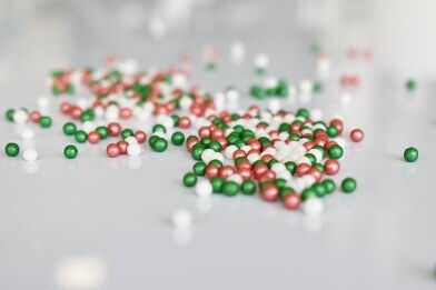 Christmas Mix Pearlicious 4g x 1kg E171 Free