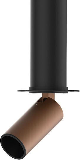 VK Lighting Monos LED Alb Cald Spot în Culoare Bronz