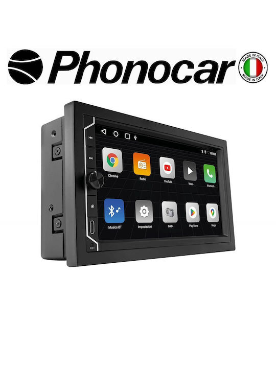 Phonocar Ηχοσύστημα Αυτοκινήτου για Toyota Avensis 1998-2003 (Bluetooth/USB/WiFi/GPS/Apple-Carplay/Android-Auto) με Οθόνη Αφής 6.75"
