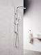 Tema Shower Column with Bathtub Mixer White