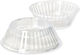 Chocolate Egg Bases 1kg Set Confectionery Accessories Plastic 17.5x17.5cm 3pcs