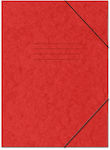 +Efo Folder Prespan with Rubber Band and Ears for Paper A4 Red