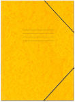 +Efo Folder Prespan with Rubber Band and Ears for Paper A4 Yellow