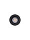 VK Lighting Στρογγυλό Χωνευτό Σποτ Μαύρο 5.5x5.5εκ. 1τμχ