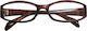 Lifetime Vision Reading Glasses +2.50 in Brown color 52681