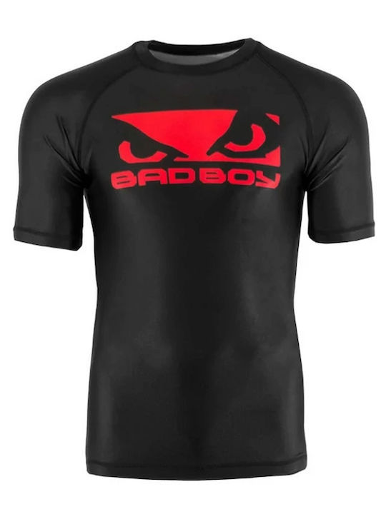 Bad Boy Origin Short Sleeve Shirt BBRS110_2 for Jiu-Jitsu Black