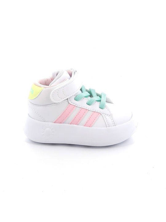 Adidas Kinder-Sneaker Hoch Grand Court Mid I Weiß