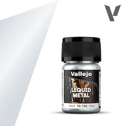 Acrylicos Vallejo Liquid Metal Silver 35ml