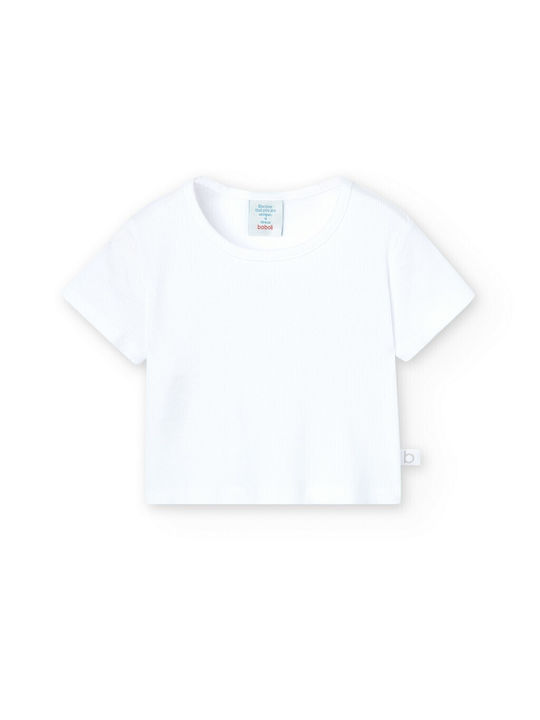 Boboli Kids Blouse Short Sleeve White