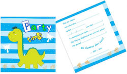 Invitations Dinosaurs 6pcs 5202079043109DINO