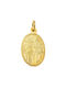 14k Gold Oval Large Kids Charm