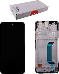 Xiaomi Οθόνη με Πλαίσιο για Xiaomi Redmi Note 12 5G, Poco X5 5G (Μαύρο)