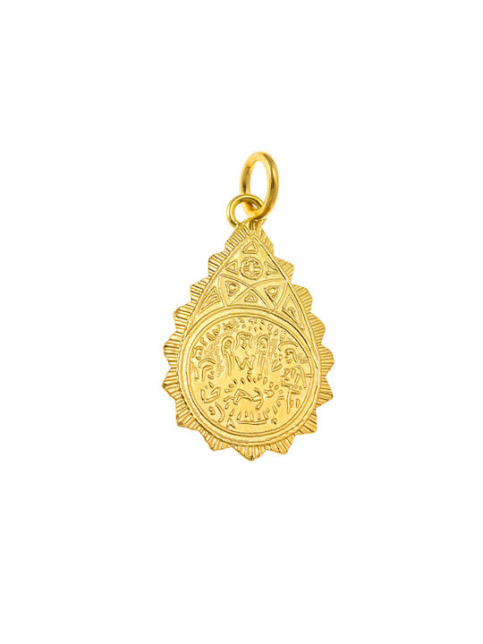 Kritsimis Pendant Kids Talisman Constantine from Gold 14K 52IK4122-2717