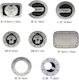 Autoline Car Protective Stickers Aluminum "C" for Car Gas Cap 1pcs