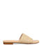 Flache Sandalen für Damen in Beige Farbe