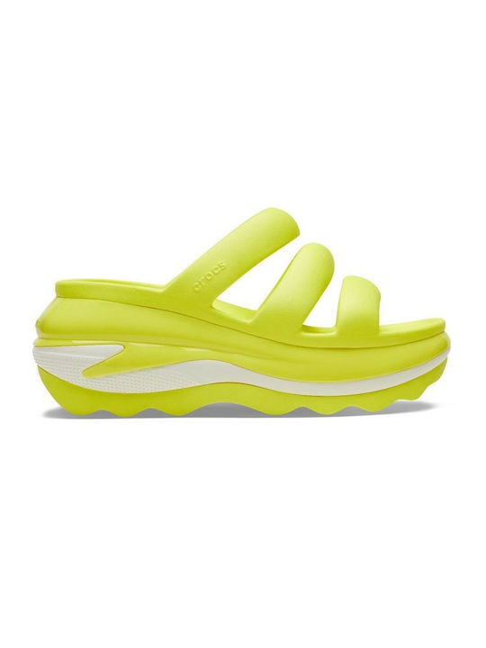 Crocs Mega Crush Women's Platform Shoes Yellow