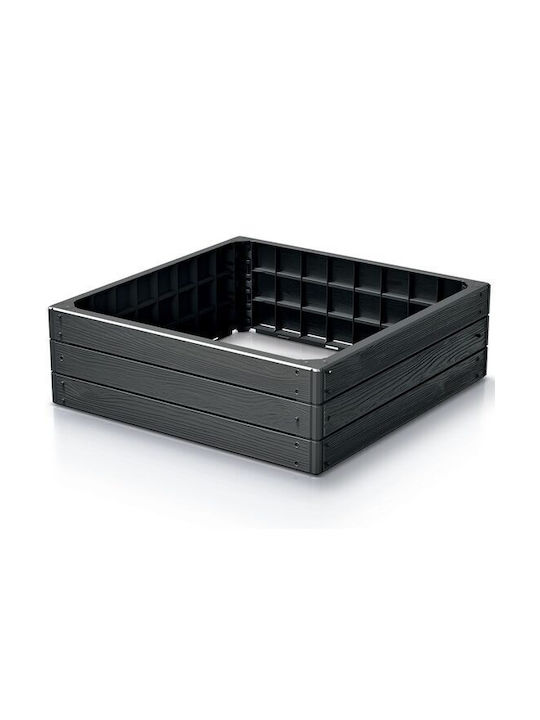 Prosperplast Pot Gray 75.6x75.6x25cm