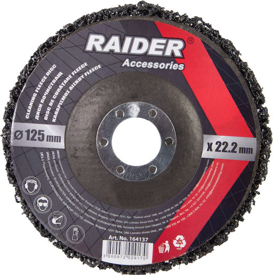 Raider Δίσκος Λείανσης Μετάλλου και Ξύλου 125mm